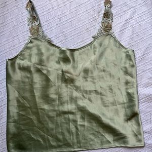 Morgan Taylor Intimates night shirt w/ embroidered straps